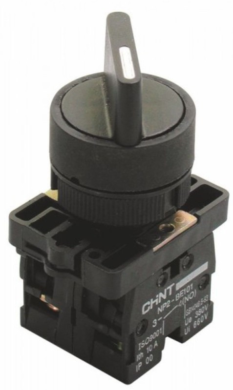 NP2-ED33, Переключатель трехпозиционный ON-OFF-ON пласт. с фиксацией