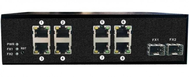 Коммутатор Osnovo SW-60802/IC 8x100Мбит/с 2SFP 8PoE 200W неуправляемый Коммутатор Osnovo SW-60802/IC 8x100Мбит/с 2SFP 8PoE 200W неуправляемый