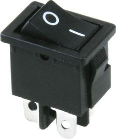 MRS-201A-2C3 (черный), Переключатель ON-OFF (6A 250VAC) DPST 4P