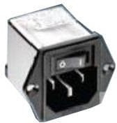 10CUFF1, AC Power Entry Modules 10A FILTERED FLUSH MOUNT