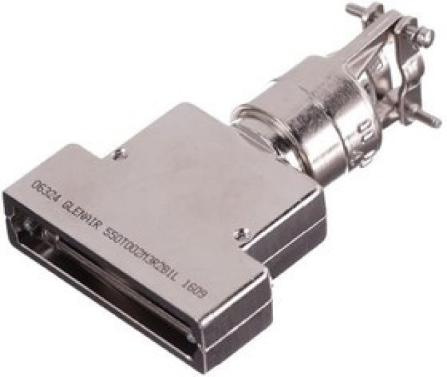 550T002M3R2B1L, D-Sub Backshells ENV RESIS SPLT BS TP REAR MT EMI STRN RLF
