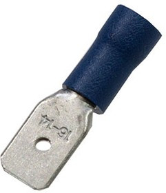 49615, Разъем кабельный плоский изолированный «папа» РПИ-П 2.5-(6.3) серия ПРОФИ (КВТ) 49615, Разъем кабельный плоский изолированный «папа» РПИ-П 2.5-(6.3) серия ПРОФИ (КВТ)