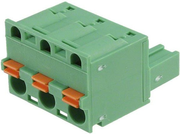 1939426, Pluggable Terminal Blocks 3 Pos 7.5mm pitch Plug 24-12AWG Spring