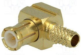 MCX-01, Вилка, MCX, "папа", угловой 90°, 50Ом, RG174, RG188, RG316, позолота