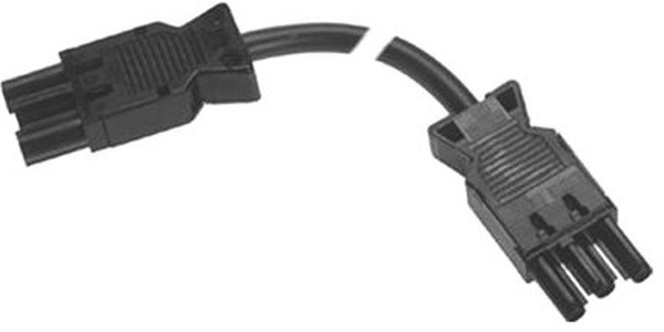 92.232.4000.1, GST18I3 Series Cable Assembly, 3-Pole, Female to Male, Cable Mount, 16A, IP20