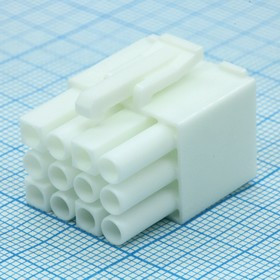ELP-12V, (ELP-12V), Корпус разъема вилка 12 контакт(-ов) 4.5мм прямой монтаж на кабель пакет ELP-12V, (ELP-12V), Корпус разъема вилка 12 контакт(-ов) 4.5мм прямой монтаж на кабель пакет