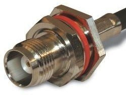 122405RP, RF Connectors / Coaxial Connectors TNC BLKHD JACK 9913 LMR400 REV POLARITY