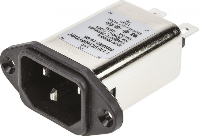 FN9222-15-06, AC Power Entry Modules 15A COMPACT HIGH-PERFORMANCE