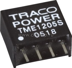 TME 0509S, DC/DC преобразователь, 1Вт, вход 4.5-5.5В, выход 9В/110мА TME 0509S, DC/DC преобразователь, 1Вт, вход 4.5-5.5В, выход 9В/110мА