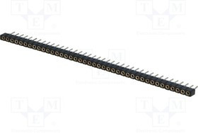 DS1002-02-1X40BT1F, Гнездо, штыревой, "мама", PIN 40, прямой, 2мм, THT, 1x40 DS1002-02-1X40BT1F, Гнездо, штыревой, "мама", PIN 40, прямой, 2мм, THT, 1x40