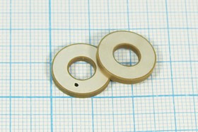 Ультразвуковой излучатель из пьезокерамики, форма кольцо, размер 15xd 6.5x2мм, 107кГц, материал PZT8 Ультразвуковой излучатель из пьезокерамики, форма кольцо, размер 15xd 6.5x2мм, 107кГц, материал PZT8