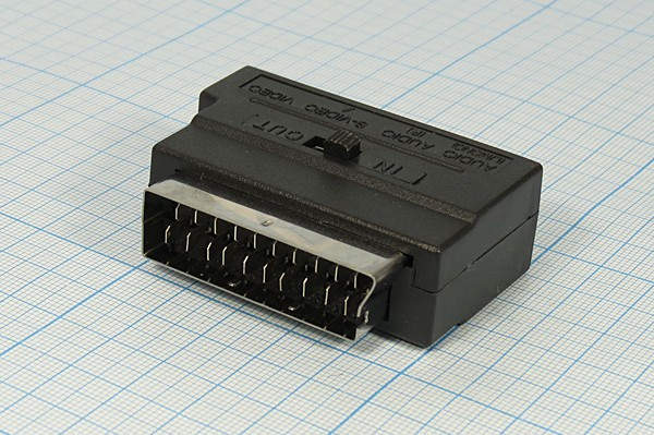 Штекер СКАРТ-гнездо 3RCA, ПДв-вход-выход; 1184 шт СКАРТ-гн 3RCA\\ПДв-вход-выход\\