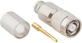 122394RP, RF Connectors / Coaxial Connectors TNC ST CRIMP PLG RG- 8/213 REV POLARITY