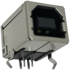 690-004-221-023, USB Connectors SINGLE JACK TYPE B GOLD FLASH RT ANGLE