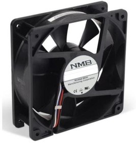 11938KA-24N-ET-00, DC Fans DC Tubeaxial Fan, 119x119x38mm, 24VDC, 129.9CFM, Flange Mount, 3 Wire, Tach
