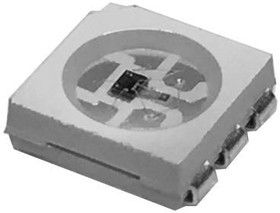 IN-PI55TBTPRPGPB, Standard LEDs - SMD Top View / PLCC / 5.0x5.0x1.6 / 6-pin / Tricolor with IC