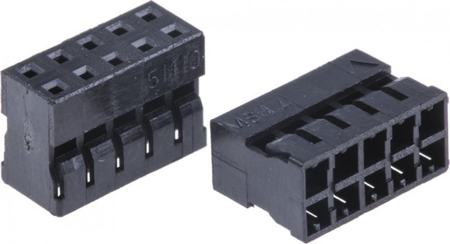 51110-1050, Корпус разъема, Серия Milli-Grid, Гнездо, 10 вывод(-ов), 2 мм, Обжимными клеммами серии 50394