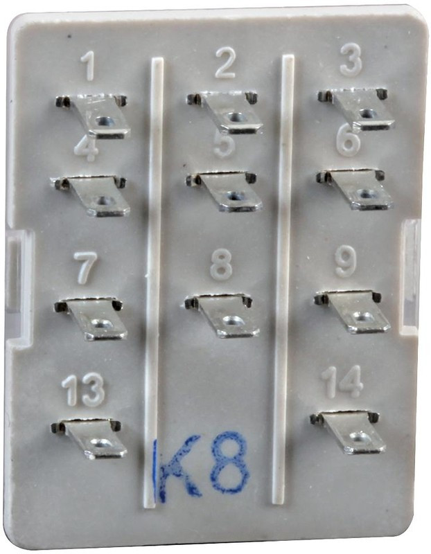 R3N-2013-23-5024-WTL, Реле питания, 3PCO, 24 В, 10 А, REPOL 11-Pin R3N, DIN-рейка, AC R3N-2013-23-5024-WTL, Реле питания, 3PCO, 24 В, 10 А, REPOL 11-Pin R3N, DIN-рейка, AC