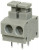 TBL001-500-02GY-2GY, Fixed Terminal Blocks Terminal block, screwless, 5.00, horizontal, 2 poles, cool gray