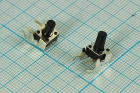 Переключатель тактовый 7,4x 6,2x 9,5, угловой, 2P+2Pкорп, TC-0202