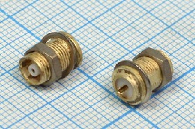 Высокочастотный разъём СР50-515ФВ, розетка на панель; №1406 СР50-515ФВ\пан\ М6\[розетка]
