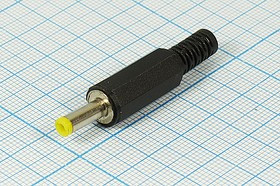 Разъём питания, штекер, № 9419 шт пит DC 4,0d1,7x 9\2C\\каб\пл хвост Разъём питания, штекер, № 9419 шт пит DC 4,0d1,7x 9\2C\\каб\пл хвост