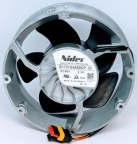 Вентилятор Nidec Servo D1751S48B9CP-33 (D1751S48B9CP-54) 172x51мм 48V 2.3A 4pin круг