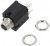FM6704, Phone Audio Connector Jack, Straight, 6.35 mm, 3 Poles