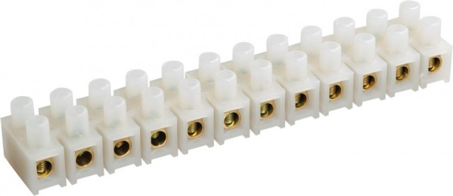 IEK Зажим винтовой ЗВИ-20 4-10мм2 12пар IEK Зажим винтовой ЗВИ-20 4-10мм2 12пар