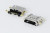 Разъем microUSB REV розетка, тип B, контакты 5C4HP, на плату, microUSBB-5SAD2 REV