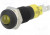 SMRD 08112, Индикат.лампа: LED, выпуклый, желтый, 12-14ВDC, d8,2мм, IP40