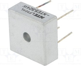 NTE5324W, Диодный мост: однофазный, Urmax: 400В, If: 25А, Ifsm: 400А, ТНТ