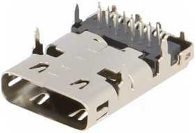 217B-AG01, Гнездо, USB C, THT, угловой, USB 3.1