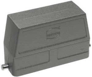 09300240803, Heavy Duty Power Connectors METAL HOOD HAN 24B 1 LVR LCKING