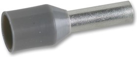 E4018-GREY, Наконечник на провод, Один Провод, 12 AWG, 4 мм², 18 мм, Серый, Серия E