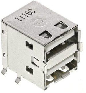 67298-4090, Right Angle, Through Hole, Socket Type A 2.0 USB Connector 67298-4090, Right Angle, Through Hole, Socket Type A 2.0 USB Connector