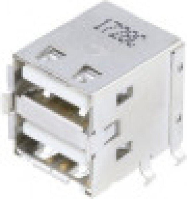 67298-4090, Right Angle, Through Hole, Socket Type A 2.0 USB Connector