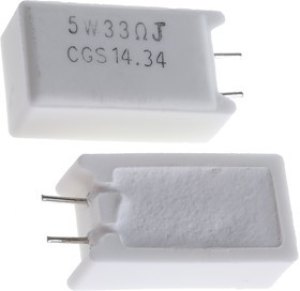 SQMW533RJ, 33 Wire Wound Resistor 5W ±5% SQMW533RJ SQMW533RJ, 33 Wire Wound Resistor 5W ±5% SQMW533RJ