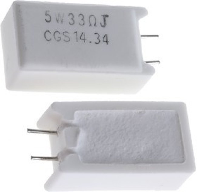 SQMW533RJ, 33 Wire Wound Resistor 5W ±5% SQMW533RJ SQMW533RJ, 33 Wire Wound Resistor 5W ±5% SQMW533RJ
