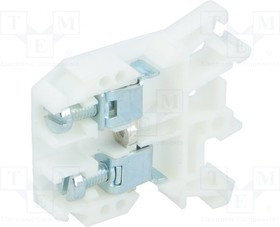 ZUG-G10-WH, Соединитель: на рейку, 0,5-10мм2, Кол-во полюс: 1, клеммы: 2, белый