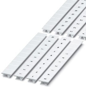 1053027:0001, ZB 10.QR : 1 -10 Marker Strip for use with Terminal Blocks 1053027:0001, ZB 10.QR : 1 -10 Marker Strip for use with Terminal Blocks