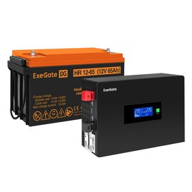 EX297413RUS, Комплект ИБП EX295993RUS + батарея 65Aч EX282982RUS 1шт (инвертор, синус, для котла, PF=1, настенный) ExeGate IdealSine SR-1000 EX297413RUS, Комплект ИБП EX295993RUS + батарея 65Aч EX282982RUS 1шт (инвертор, синус, для котла, PF=1, настенный) ExeGate IdealSine SR-1000