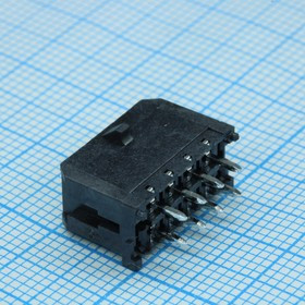 430450827, Соединитель провод-плата HDR 8 контакт(ов) 3мм прямой монтаж в отверстие лоток, серия MICRO-FIT