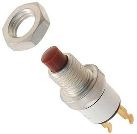 30-601 RED, Pushbutton Switches PushBtn Switch SPST N.O. Econ Red Btn