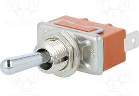 T115FAULCSAFJ, Переключатель: тумблер, Пол: 2, SPDT, ON-(ON), 15A/250ВAC, -25-85°C