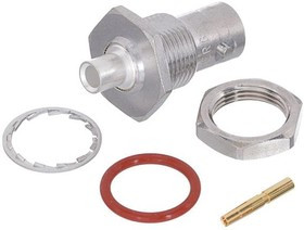 51K611-272N5, RF Connectors / Coaxial Connectors BULKHEAD JACK