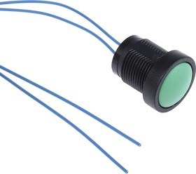 49-59113, 49-59 Series Push Button Switch, Momentary, Panel Mount, 16mm Cutout, SPST, Clear LED, 250V ac, IP67