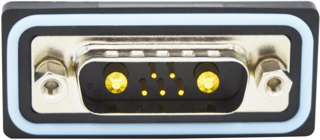 CDFV7W2113L251, CDFV 7 Way Vertical PCB D-sub Connector Plug, 2.77mm Pitch, with 4-40 Screw Locks, Boardlocks CDFV7W2113L251, CDFV 7 Way Vertical PCB D-sub Connector Plug, 2.77mm Pitch, with 4-40 Screw Locks, Boardlocks