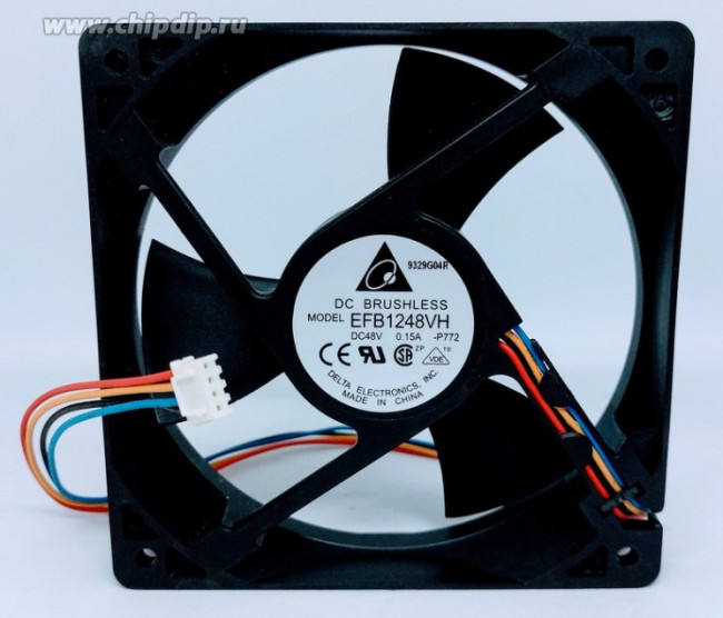 Вентилятор Delta Electronics EFB1248VH 48v 0.15A 120x25 4pin