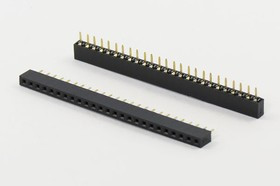 Разъем PBS2-1x25 розетка, шаг P2.0, контакты 20P, h-4.5, монтаж на плату